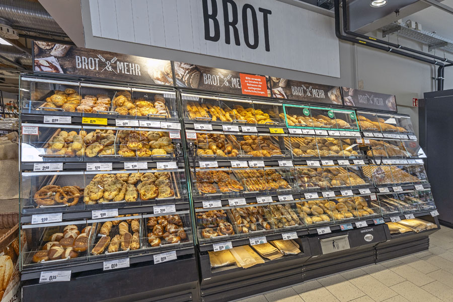 Backshop Brot Abteilung