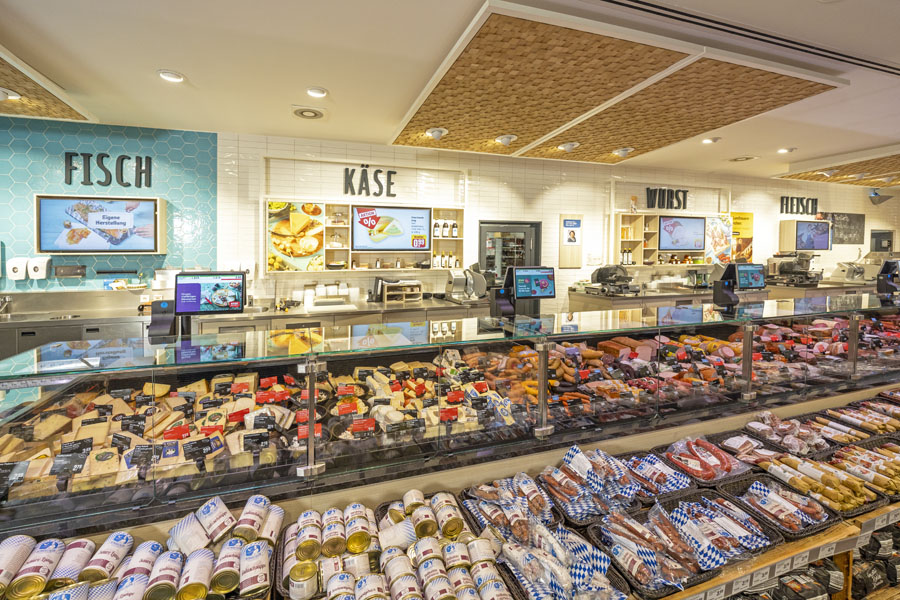 Frischetheke Fleisch und Wurst