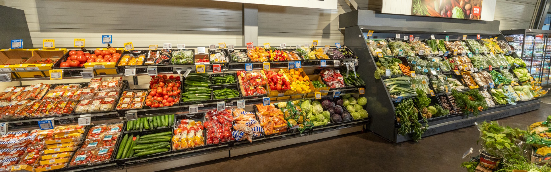 Obst und Gemüse Abteilung